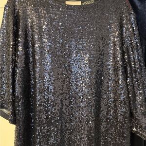 NWOT Women’s Chelsea 28 Sequin Top, XL